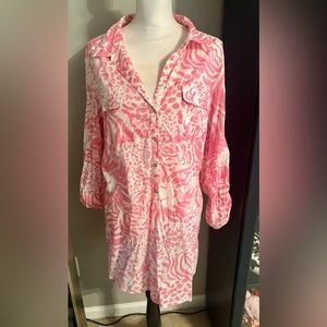 EUC Lilly Pulitzer Captiva Tunic Size XL